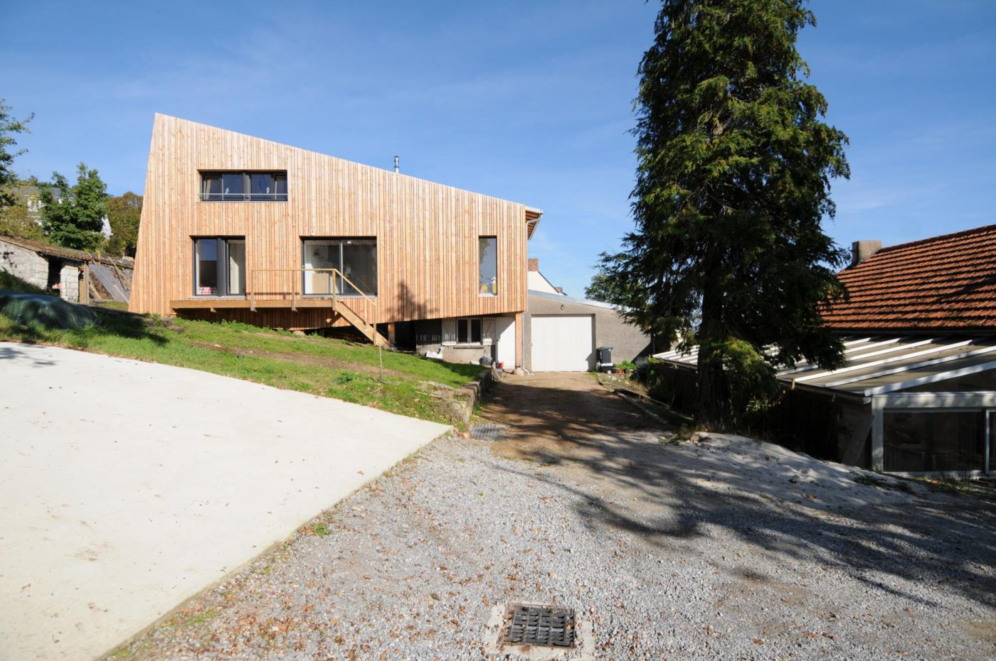 Maison ossature bois sur pilotis