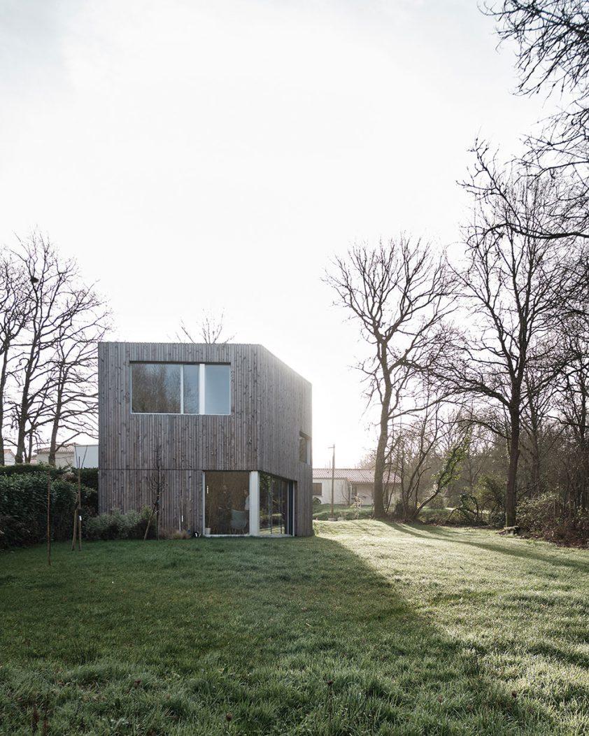 Maison ossature bois bardage douglas