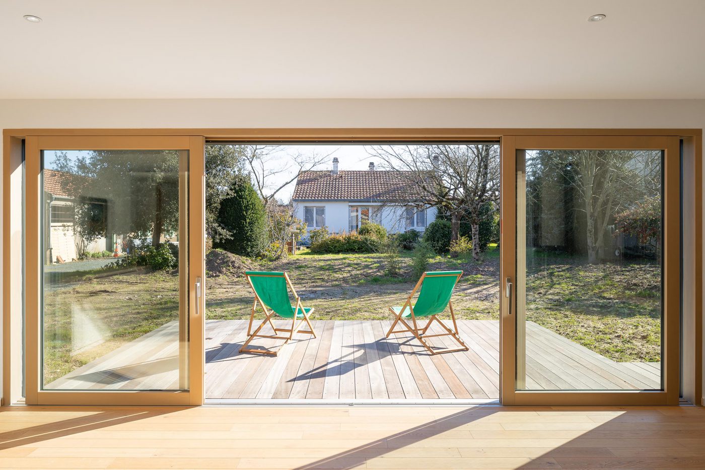 Mensuierie bois et aluminium levant coulissant Internorm