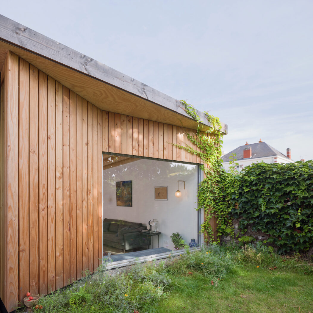 Extension bois Nantes - bardage