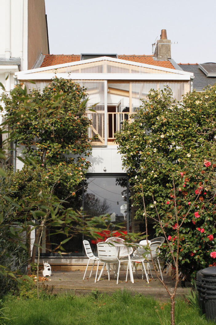 Serre en bois à Nantes