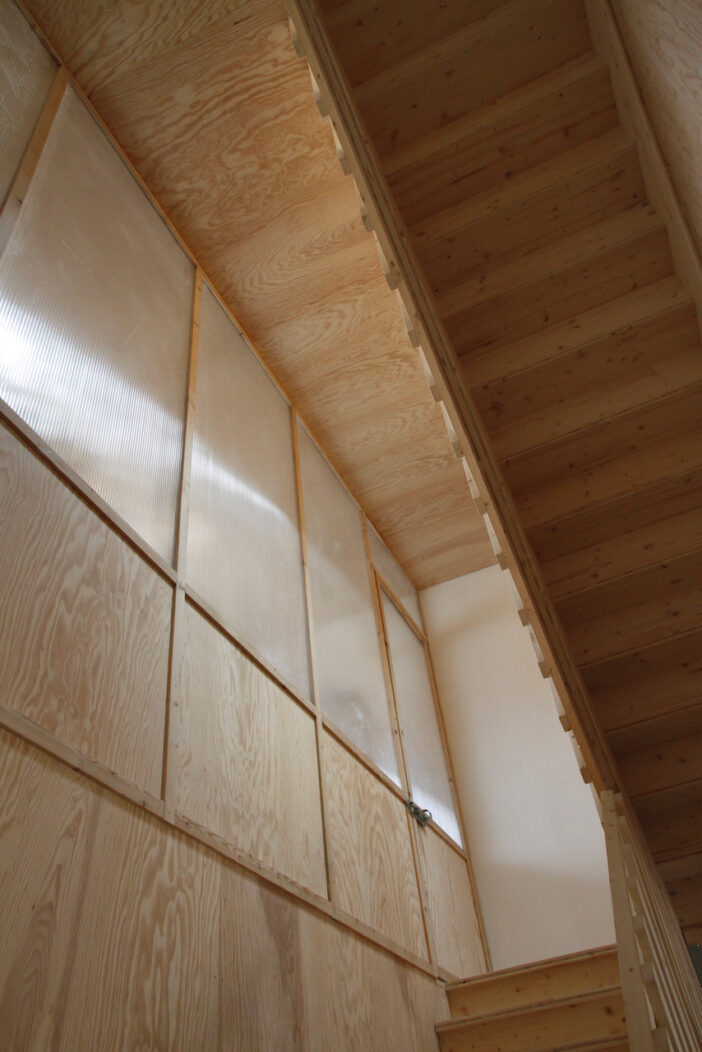 Escalier bois à Nantes