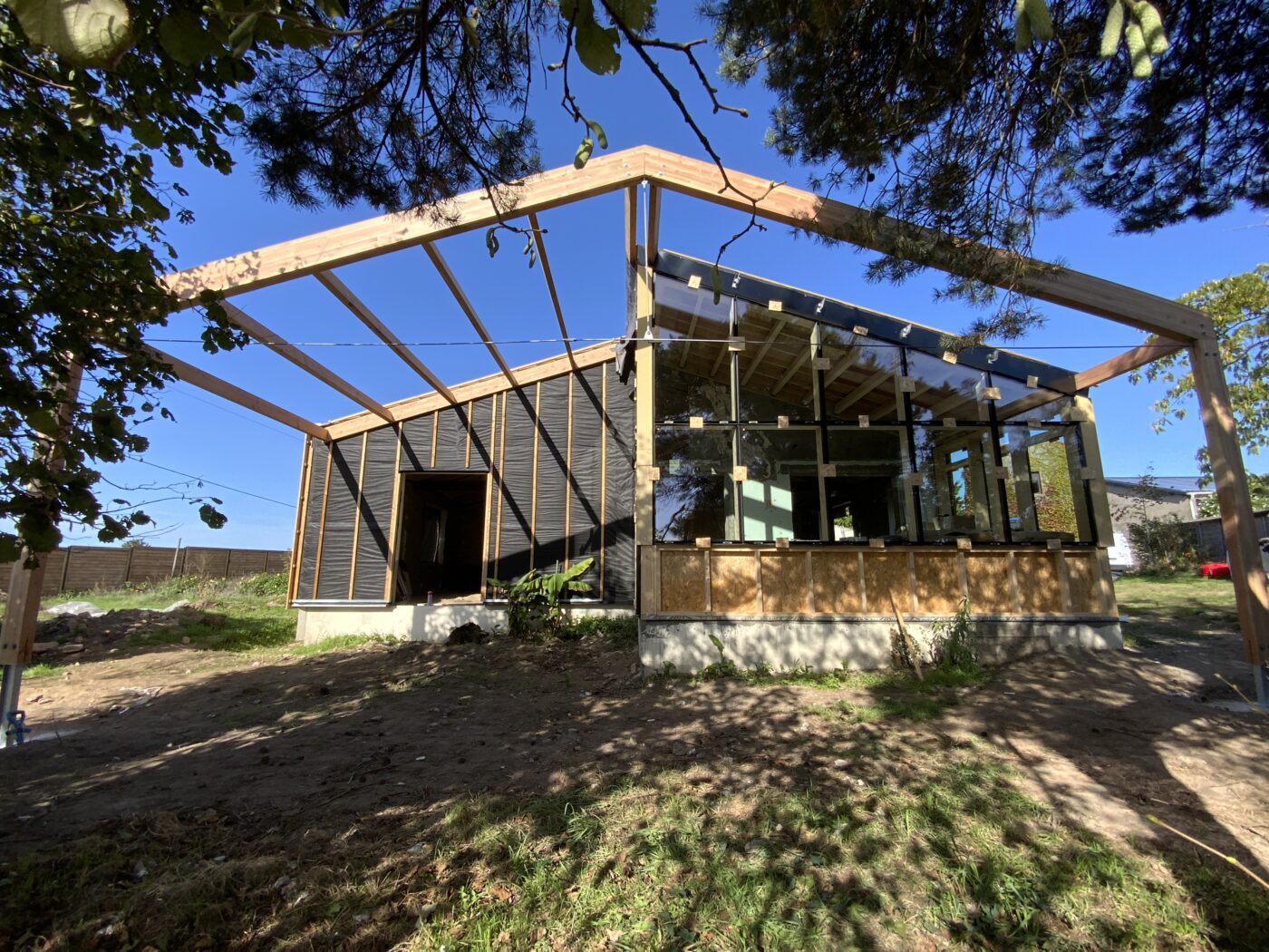 Pergola et jardin d'hiver