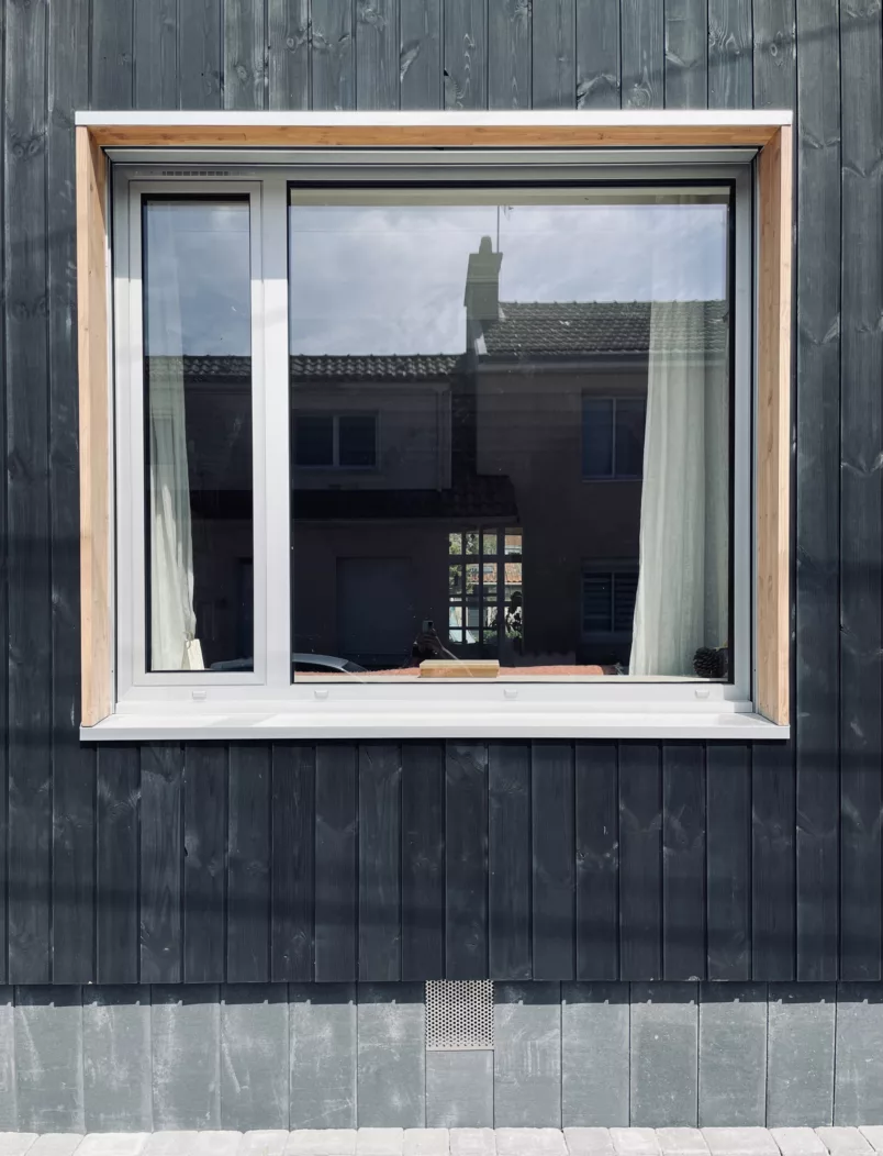 Bardage bois moderne